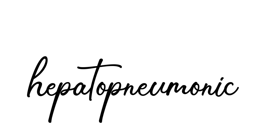Hepatopneumonic signature