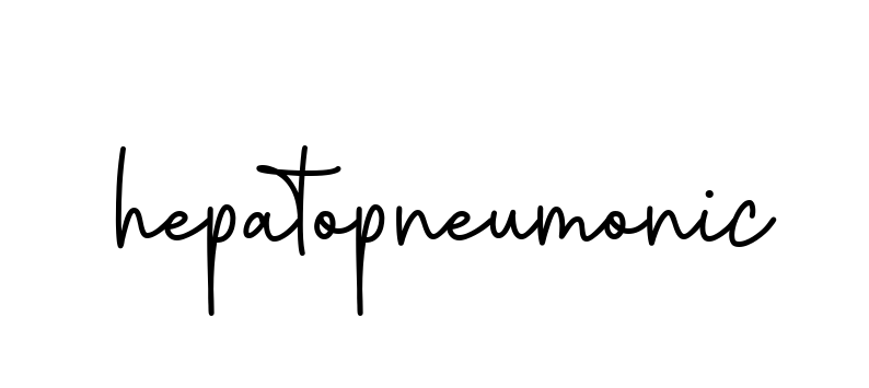 Hepatopneumonic signature
