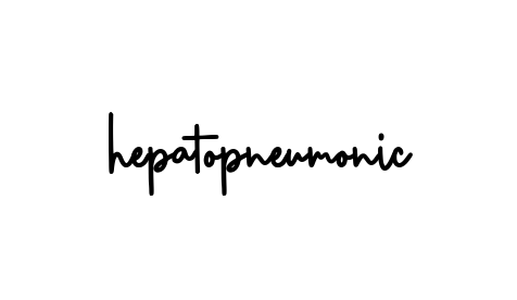 Hepatopneumonic signature