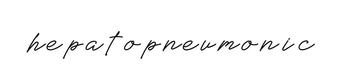 Hepatopneumonic signature