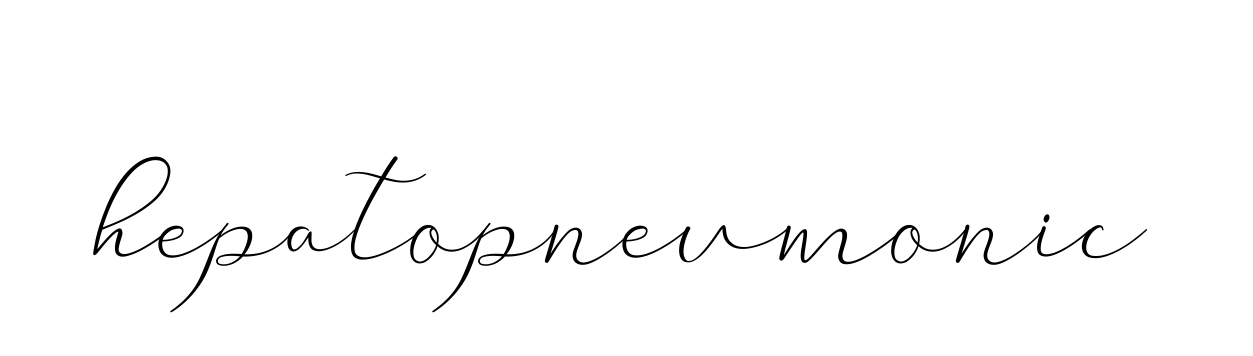 Hepatopneumonic signature
