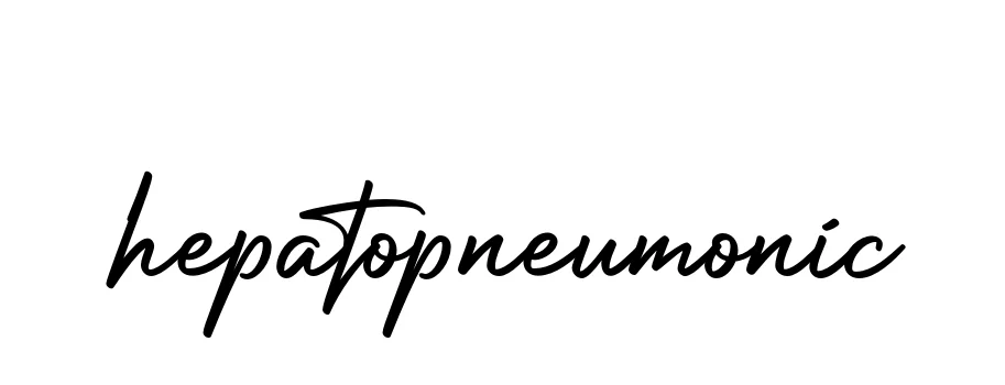 Hepatopneumonic signature