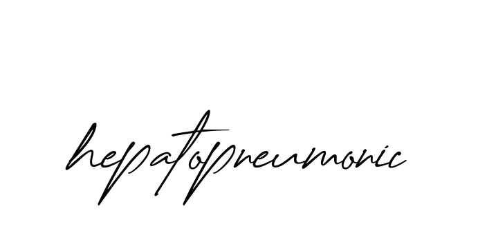 Hepatopneumonic signature
