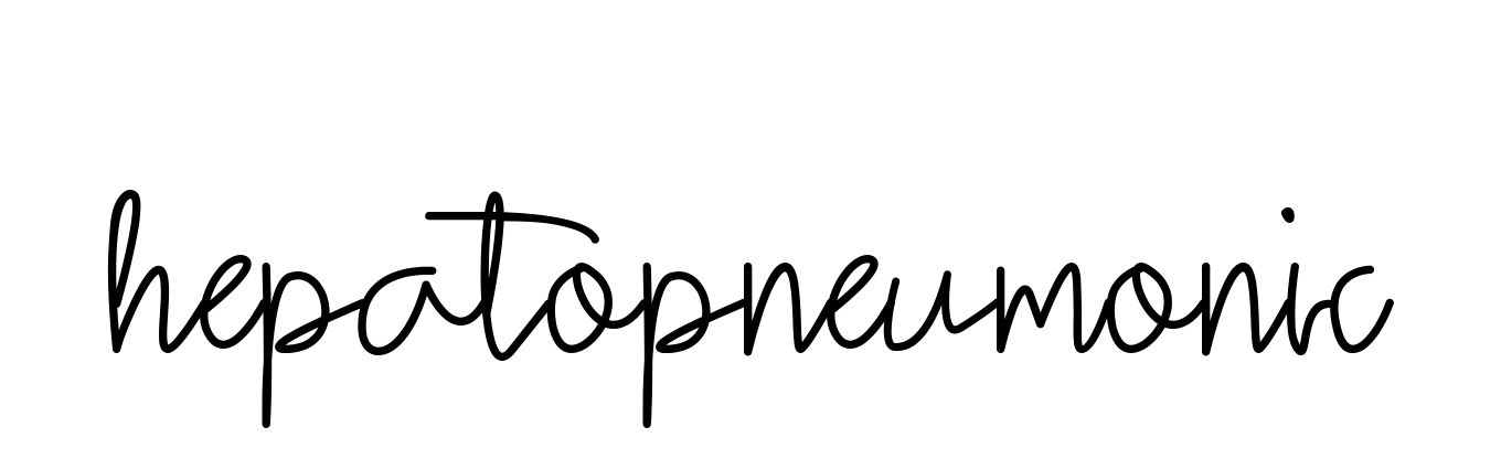 Hepatopneumonic signature