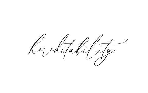 Handwritten Signature for Hereditability - Style 134 Online
