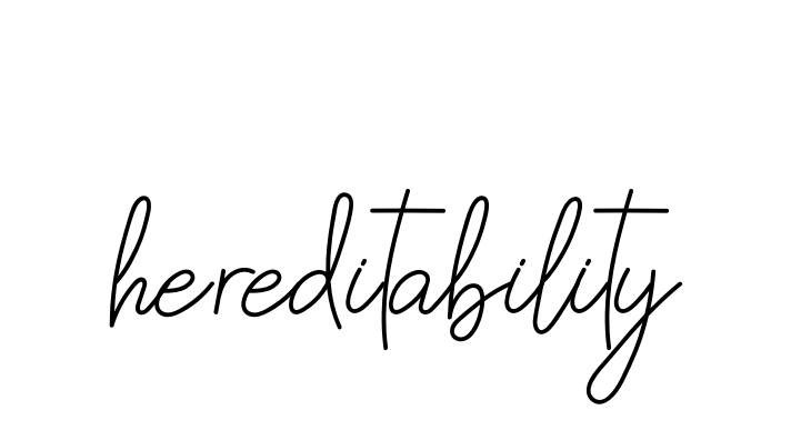 Handwritten Signature for Hereditability - Style 145 Online