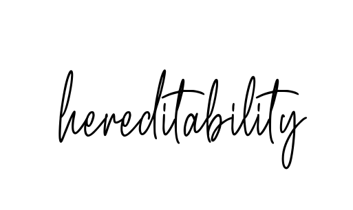 Handwritten Signature for Hereditability - Style 154 Online