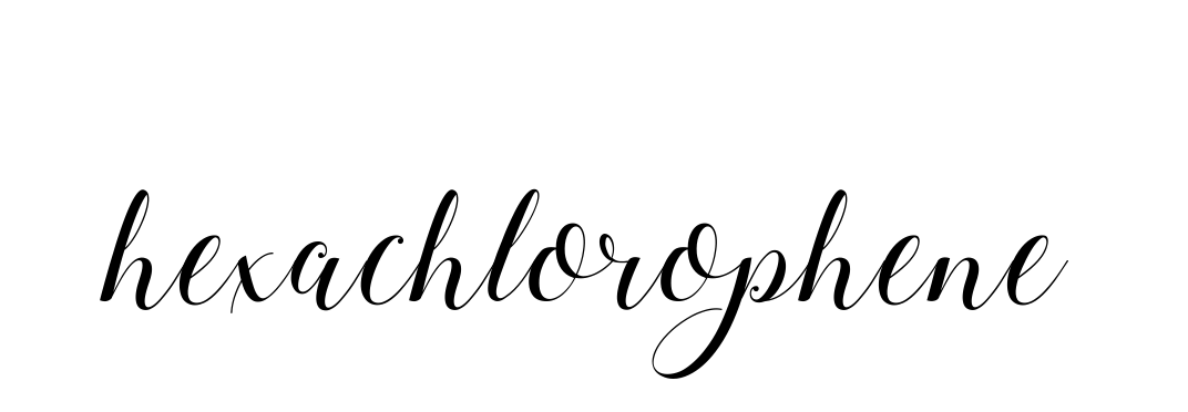 Handwritten Signature for Hexachlorophene - Style 144 Online