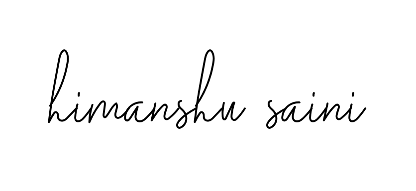 Himanshu-saini signature