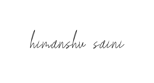 Himanshu-saini signature