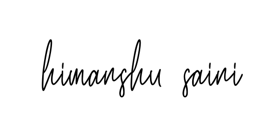 Himanshu-saini signature