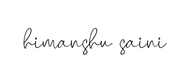Himanshu-saini signature