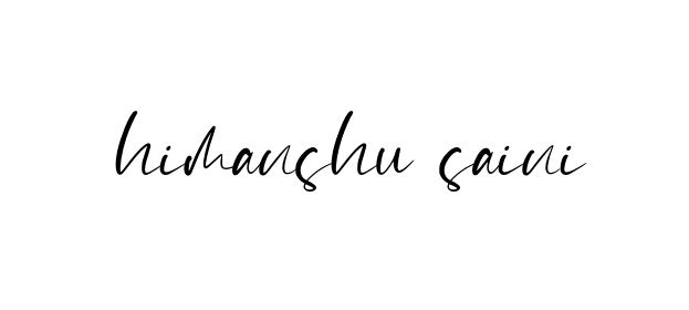 Himanshu-saini signature