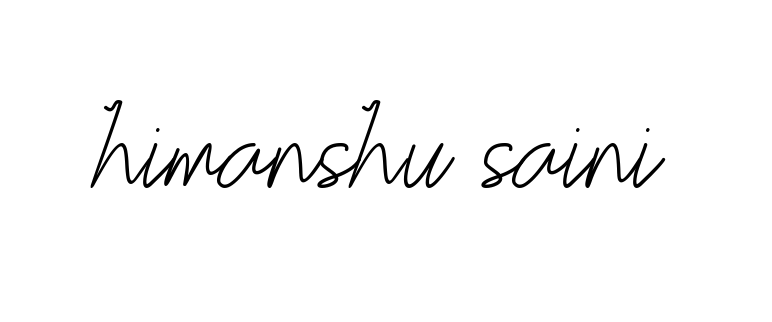 Himanshu-saini signature