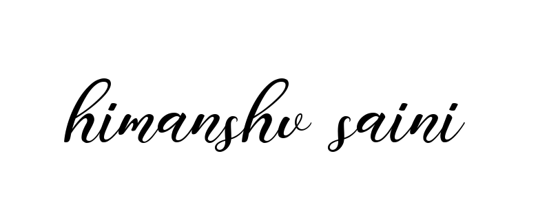 Himanshu-saini signature