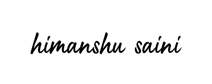 Himanshu-saini signature