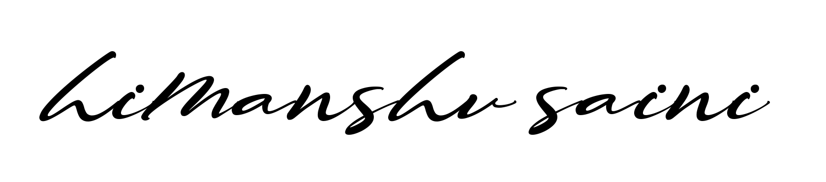 Himanshu-saini signature