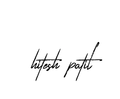 Handwritten Signature for Hitesh-patil - Style 133 Online