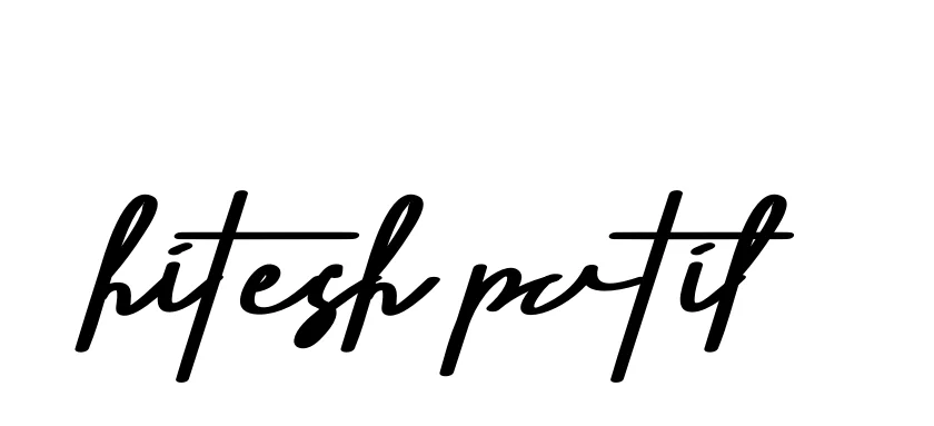 Handwritten Signature for Hitesh-patil - Style 135 Online