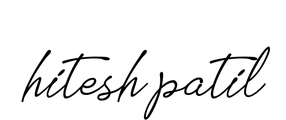 Handwritten Signature for Hitesh-patil - Style 151 Online