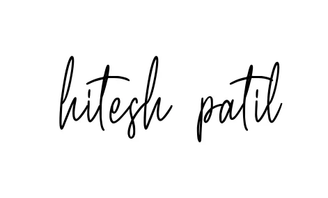 Handwritten Signature for Hitesh-patil - Style 154 Online