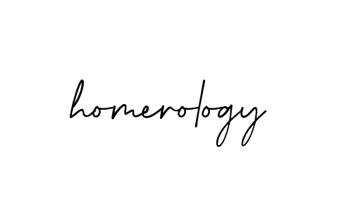 Homerology signature