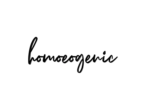 Handwritten Signature for Homoeogenic - Style 141 Online