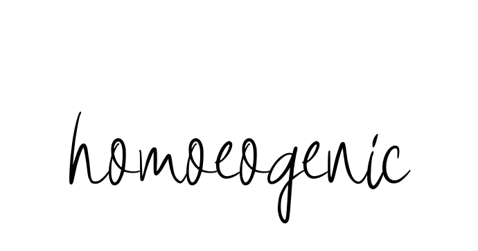 Handwritten Signature for Homoeogenic - Style 146 Online