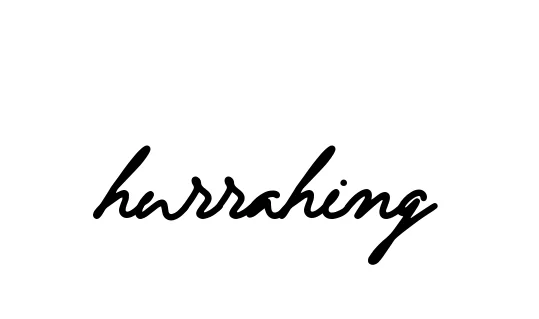 Handwritten Signature for Hurrahing - Style 137 Online