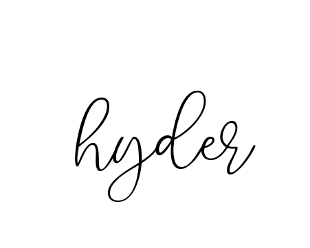 Handwritten Signature for Hyder- - Style 147 Online