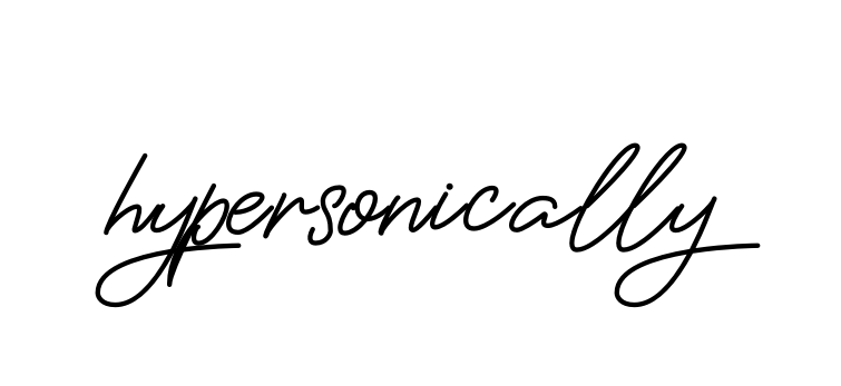 Handwritten Signature for Hypersonically - Style 150 Online