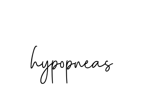 Hypopneas signature