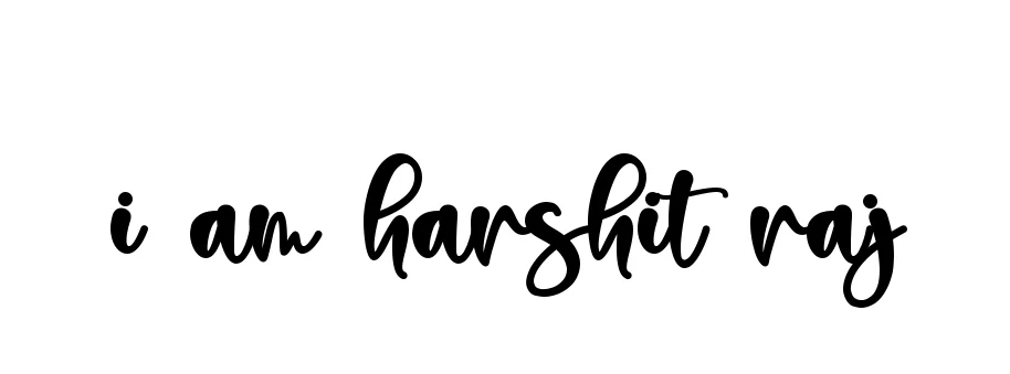 Handwritten Signature for I-am-harshit-raj - Style 136 Online