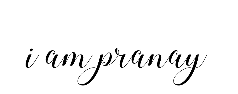 Handwritten Signature for I-am-pranay - Style 144 Online