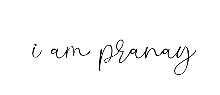 Handwritten Signature for I-am-pranay - Style 147 Online