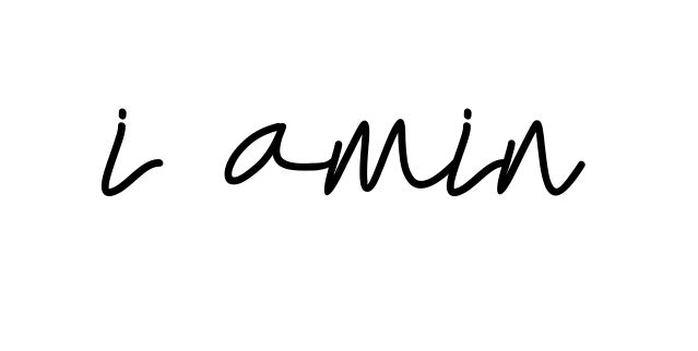 Handwritten Signature for I-amin - Style 155 Online