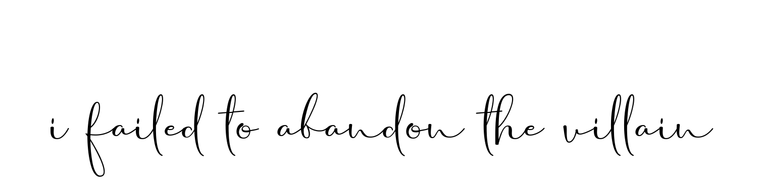 I-failed-to-abandon-the-villain signature