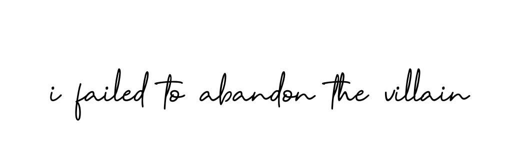 I-failed-to-abandon-the-villain signature