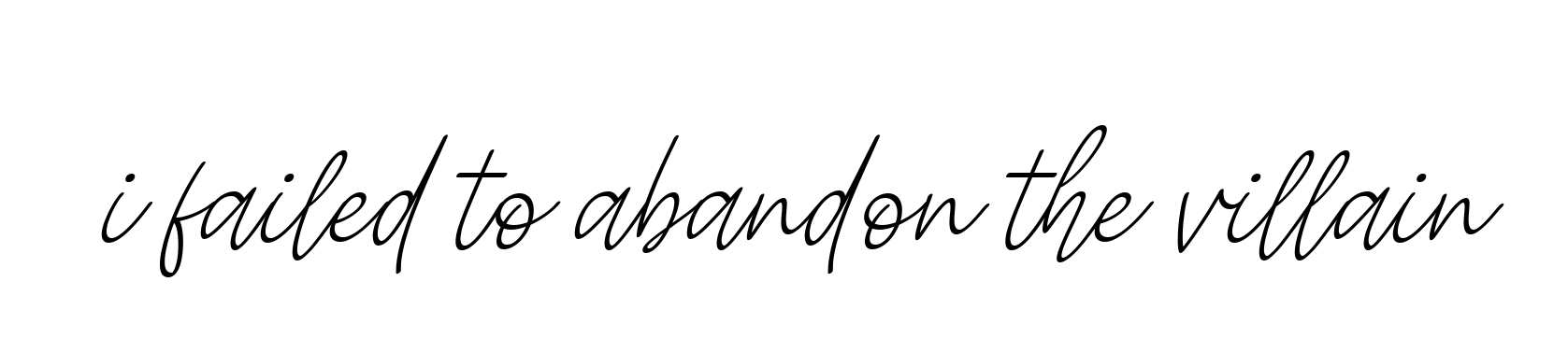 I-failed-to-abandon-the-villain signature