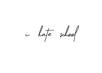 Handwritten Signature for I-hate-school - Style 139 Online