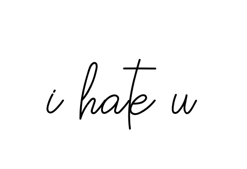 Handwritten Signature for I-hate-u - Style 145 Online