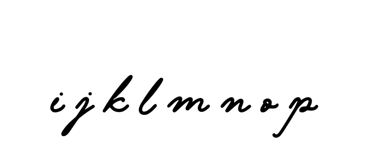 Handwritten Signature for I-j-k-l-m-n-o-p - Style 137 Online