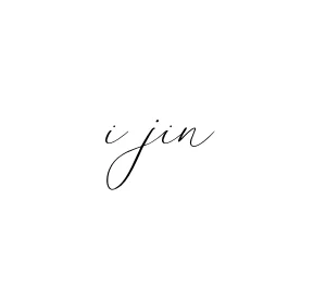 Handwritten Signature for I-jin - Style 134 Online