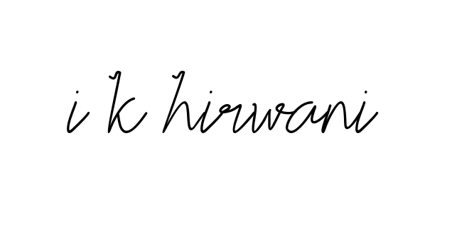 I-k-hirwani signature