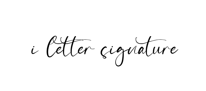 I-letter-signature signature