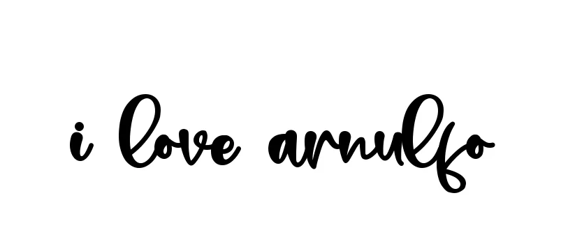Handwritten Signature for I-love-arnulfo - Style 136 Online