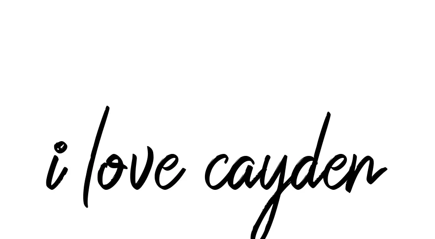 Handwritten Signature for I-love-cayden - Style 149 Online