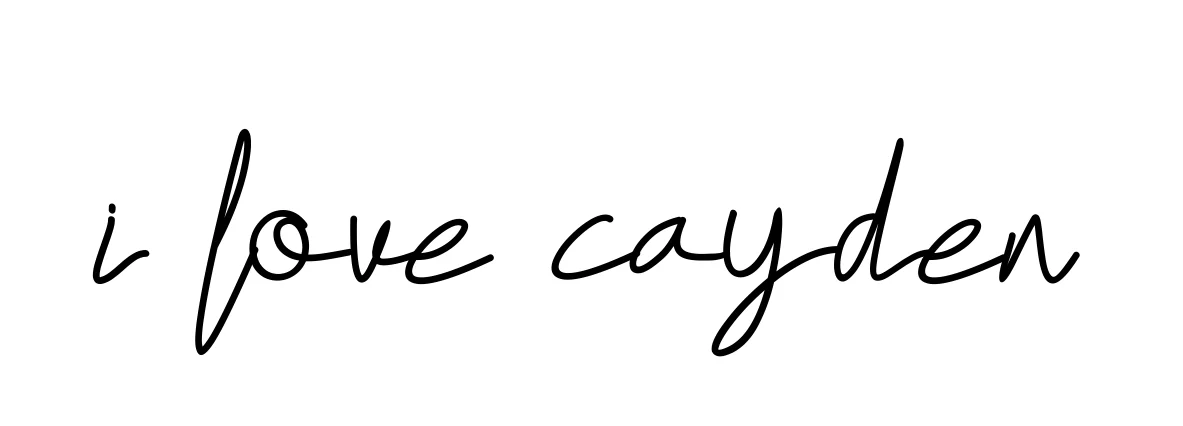 Handwritten Signature for I-love-cayden - Style 155 Online