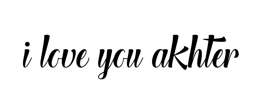 Handwritten Signature for I-love-you-akhter - Style 148 Online