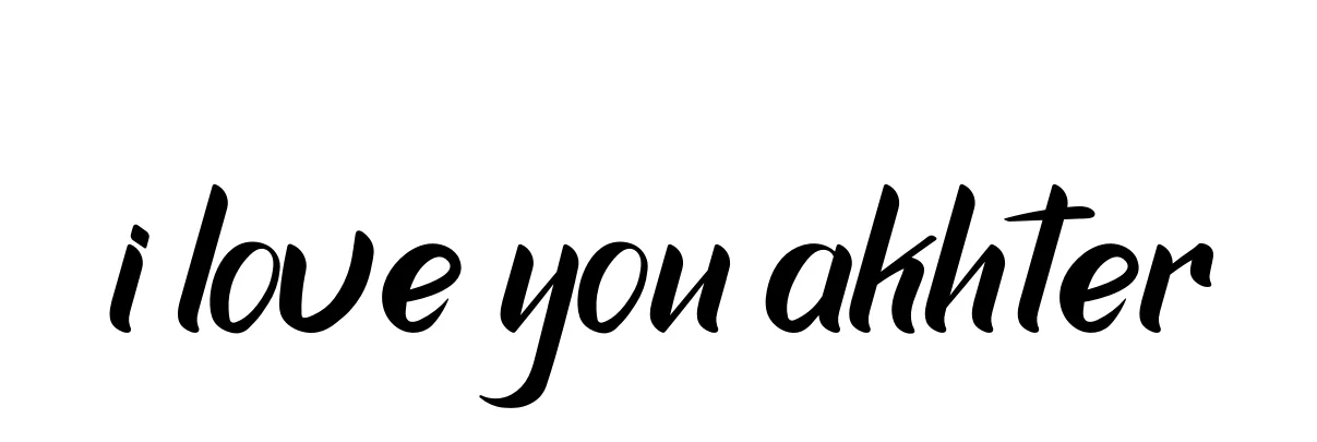 Handwritten Signature for I-love-you-akhter - Style 153 Online